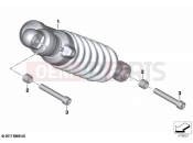 BMW Motorrad BMW 2021 F models F 850 GS Adve. (0K00) Spring strut, ESA, rear