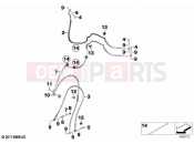 BMW Motorrad BMW 2021 F models F 850 GS Adve. (0K00) Brake lines, front | Brake lines, front