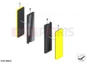 BMW Motorrad BMW 2021 F models F 850 GS Adve. (0K00) Rear reflector yellow front