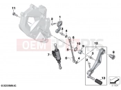 BMW Motorrad BMW 2023 F models F 850 GS Adve. (0K01, 0K03) Outer gearshift parts | Outer gearshift parts