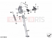 BMW Motorrad BMW 2023 F models F 850 GS Adve. (0K01, 0K03) Side stand | Side stand