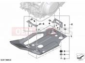 BMW Motorrad BMW 2023 F models F 850 GS Adve. (0K01, 0K03) Engine guard, aluminium | Engine guard, aluminium