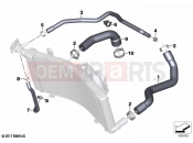 BMW Motorrad BMW 2021 F models F 900 R A2 (0K31) Coolant lines | Coolant lines