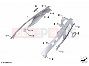 Tail trim | Tail trim - BMW Motorrad K 1600 GT 22 (0F21, 0F23) 2020