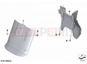 Mudguard rear | Mudguard rear - BMW Motorrad K 1600 GT 22 (0F21, 0F23) 2020