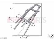 Rear frame | Rear frame - BMW Motorrad K 1600 GT 22 (0F21, 0F23) 2020