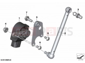 Level sensor, front | Level sensor, front - BMW Motorrad K 1600 GT 22 (0F21, 0F23) 2020