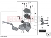 Handbrake control assembly | Handbrake control assembly - BMW Motorrad K 1600 GT 22 (0F21, 0F23) 2020