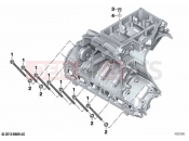 Screw con.f.engine housing lower section | Screw con.f.engine housing lower section - BMW Motorrad K 1600 GT 22 (0F21, 0F23) 2020