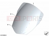 Windshield, comfort | Windshield, comfort - BMW Motorrad K 1600 GT 22 (0F21, 0F23) 2020