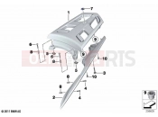 Handle with luggage support | Handle with luggage support - BMW Motorrad K 1600 GT 22 (0F21, 0F23) 2020