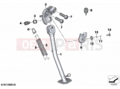 Side stand | Side stand - BMW Motorrad K 1600 GT 22 (0F21, 0F23) 2020