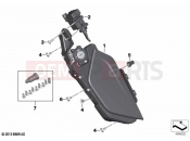 Storage compartment, left | Storage compartment, left - BMW Motorrad K 1600 GT 22 (0F21, 0F23) 2020