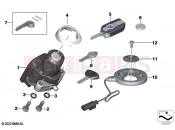 Radio-controlled locking system | Radio-controlled locking system - BMW Motorrad K 1600 GT 22 (0F21, 0F23) 2020