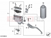 Clutch control assembly | Clutch control assembly - BMW Motorrad K 1600 GT 22 (0F21, 0F23) 2020