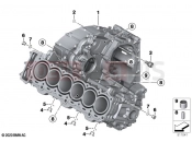 Engine housing | Engine housing - BMW Motorrad K 1600 GT 22 (0F21, 0F23) 2020