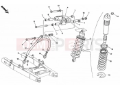 DUCATI 1999 Monster 900 REAR SHOCK ABSORBER » SWING ARM