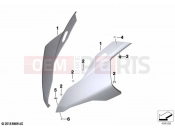 BMW Motorrad BMW 2022 M models M 1000 RR (0E71,0E73) Upper trim section | Upper trim section