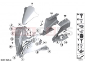 BMW Motorrad BMW 2022 M models M 1000 RR (0E71,0E73) Air duct | Air duct