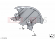 BMW Motorrad BMW 2022 M models M 1000 RR (0E71,0E73) Fork bridge cover | Fork bridge cover