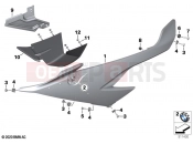 BMW Motorrad BMW 2022 M models M 1000 RR (0E71,0E73) Side trim panel | Side trim panel
