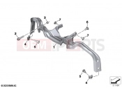 BMW Motorrad BMW 2022 M models M 1000 RR (0E71,0E73) Holder winglet | Holder winglet