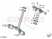 BMW Motorrad BMW 2022 M models M 1000 RR (0E71,0E73) Fork bridge, bottom / top | Fork bridge, bottom / top