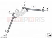 BMW Motorrad BMW 2022 M models M 1000 RR (0E71,0E73) Motorcycle handlebar | Motorcycle handlebar