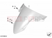BMW Motorrad BMW 2022 M models M 1000 RR (0E71,0E73) Windscreen 2 | Windscreen 2