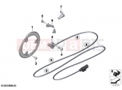 BMW Motorrad BMW 2022 M models M 1000 RR (0E71,0E73) Speed sensor, front | Speed sensor, front