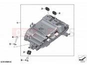 BMW Motorrad BMW 2022 M models M 1000 RR (0E71,0E73) Bracket, control unit 2 | Bracket, control unit 2