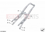 BMW Motorrad BMW 2022 M models M 1000 RR (0E71,0E73) Rear frame | Rear frame