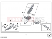 BMW Motorrad BMW 2022 M models M 1000 RR (0E71,0E73) Footrest system, left | Footrest system, left