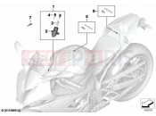 BMW Motorrad BMW 2022 M models M 1000 RR (0E71,0E73) Single key locking system EWS 4 | Single key locking system EWS 4