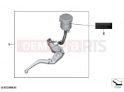 BMW Motorrad BMW 2022 M models M 1000 RR (0E71,0E73) Handbrake control assembly 2 | Handbrake control assembly 2