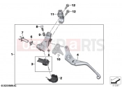 BMW Motorrad BMW 2022 M models M 1000 RR (0E71,0E73) Clutch control assembly 2 | Clutch control assembly 2