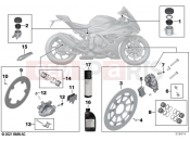 Service, brakes - BMW Motorrad M 1000 RR (0E71,0E73) 2021