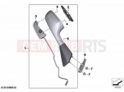 BMW Motorrad BMW 2021 M models M 1000 RR (0E71,0E73) Mirror / LED turn indicators | Mirror / LED turn indicators