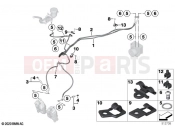 BMW Motorrad BMW 2021 M models M 1000 RR (0E71,0E73) Brake lines, front | Brake lines, front