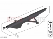 BMW Motorrad BMW 2021 M models M 1000 RR (0E71,0E73) Chain guard carbon | Chain guard carbon