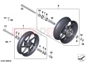 Carbon wheels 2 - BMW Motorrad M 1000 RR (0E71,0E73) 2021