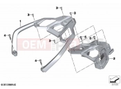 BMW Motorrad BMW 2021 R models R 1250 GS 21 (0M00) Handle rear | Handle rear