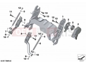 BMW Motorrad BMW 2021 R models R 1250 GS 21 (0M00) Windshield adjustment | Windshield adjustment
