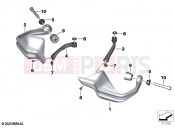BMW Motorrad BMW 2021 R models R 1250 GS 21 (0M00) Hand protector 2 | Hand protector 2