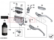 BMW Motorrad BMW 2021 R models R 1250 GS 21 (0M00) Clutch control assembly | Clutch control assembly