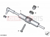 BMW Motorrad BMW 2021 R models R 1250 GS 21 (0M00) Steering damper | Steering damper