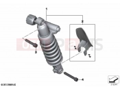 BMW Motorrad BMW 2021 R models R 1250 GS 21 (0M00) Spring strut, rear | Spring strut, rear