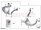 BMW Motorrad BMW 2021 R models R 1250 GS 21 (0M00) Set, hand protection | Set, hand protection