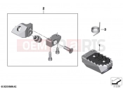 BMW Motorrad BMW 2021 R models R 1250 GS 21 (0M00) Footrests front Option 719 | Footrests front Option 719