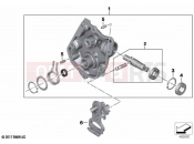 BMW Motorrad BMW 2020 R models R 1250 GS 21 (0M04) Shift control housing cover | Shift control housing cover